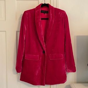 Endless Rose Pink Velvet Blazer